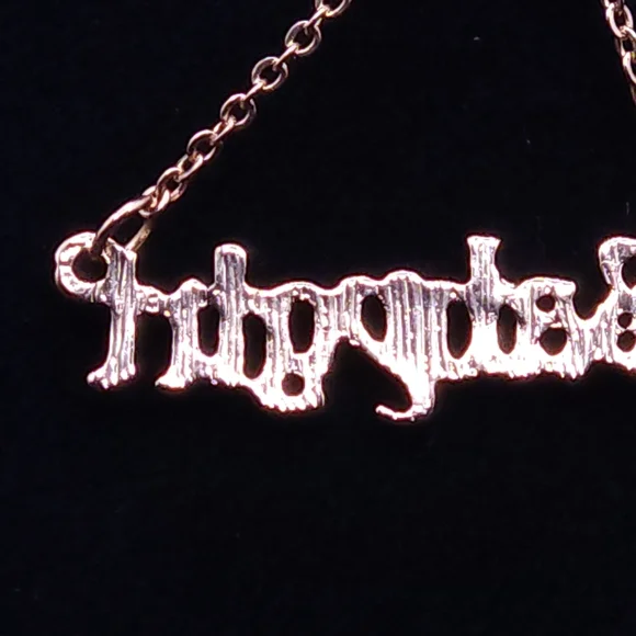 Gold 'Babygirl' Necklace - Picture 7 of 9